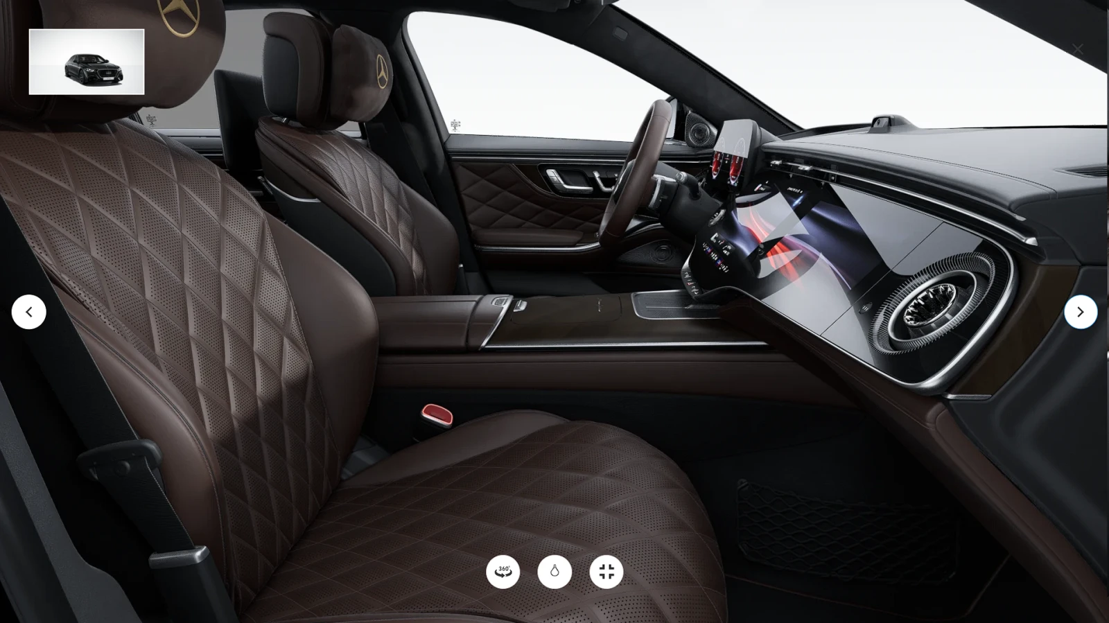 Mercedes-Benz S 580 Long 4M AMG Plus New = MGT Conf = Manufaktur Gold | Mobile.bg � ����������� 12