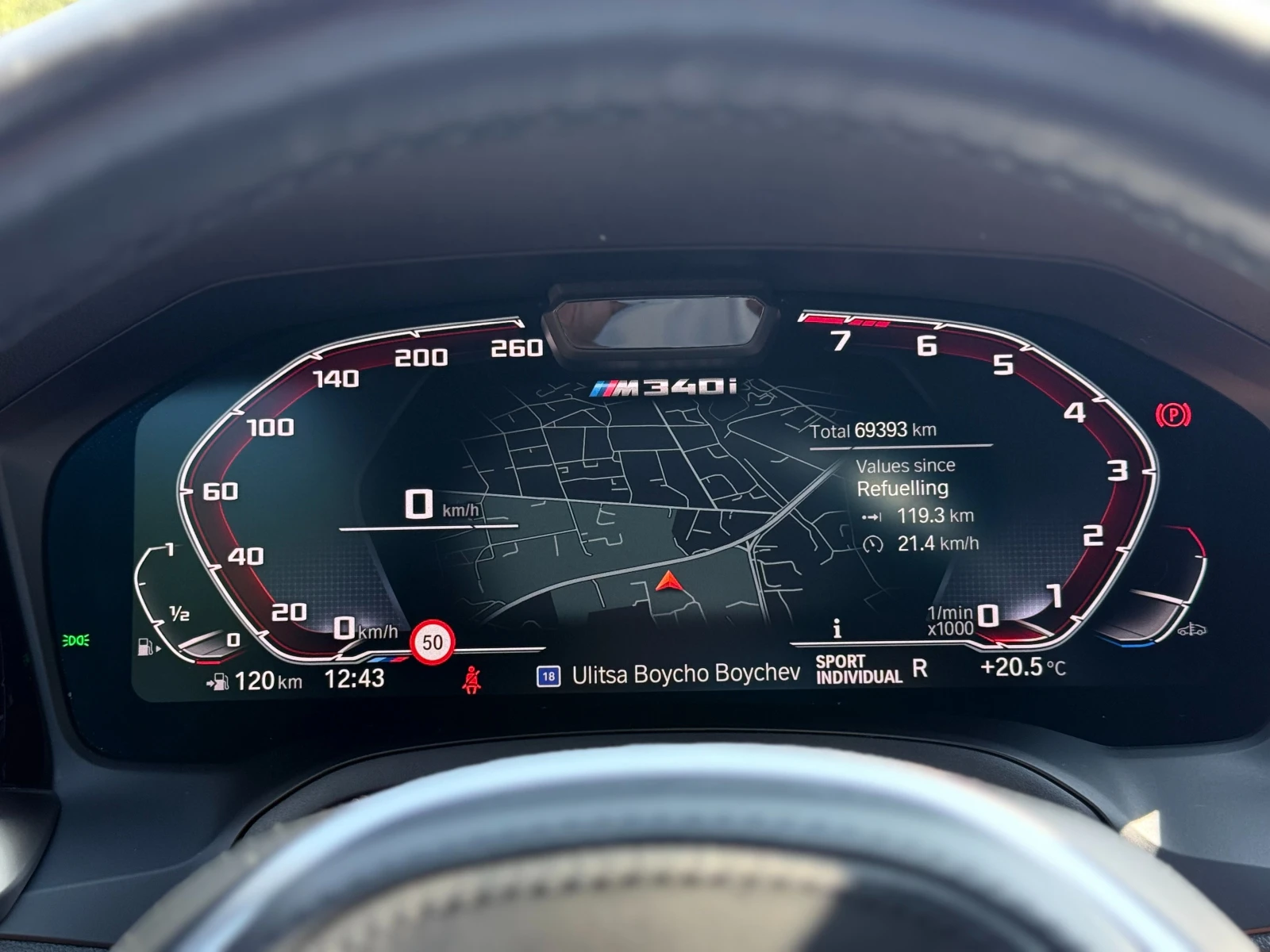 BMW 340 xDRIVE/374HP/360/LASER/H&K/PANO, снимка 13 - Автомобили и джипове - 55922025
