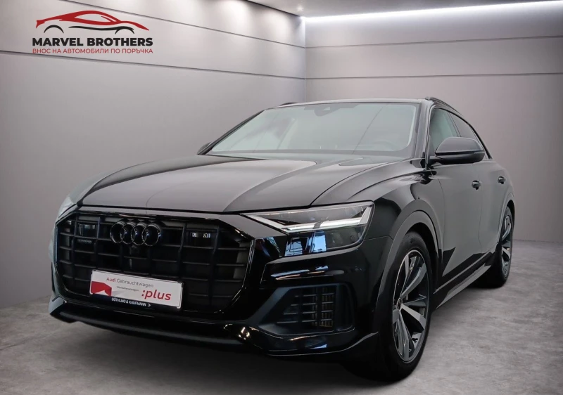 Audi Q8 55 TFSI TIP* AIR* HUD* PANO* 21 + Гаранция, снимка 1 - Автомобили и джипове - 47771077