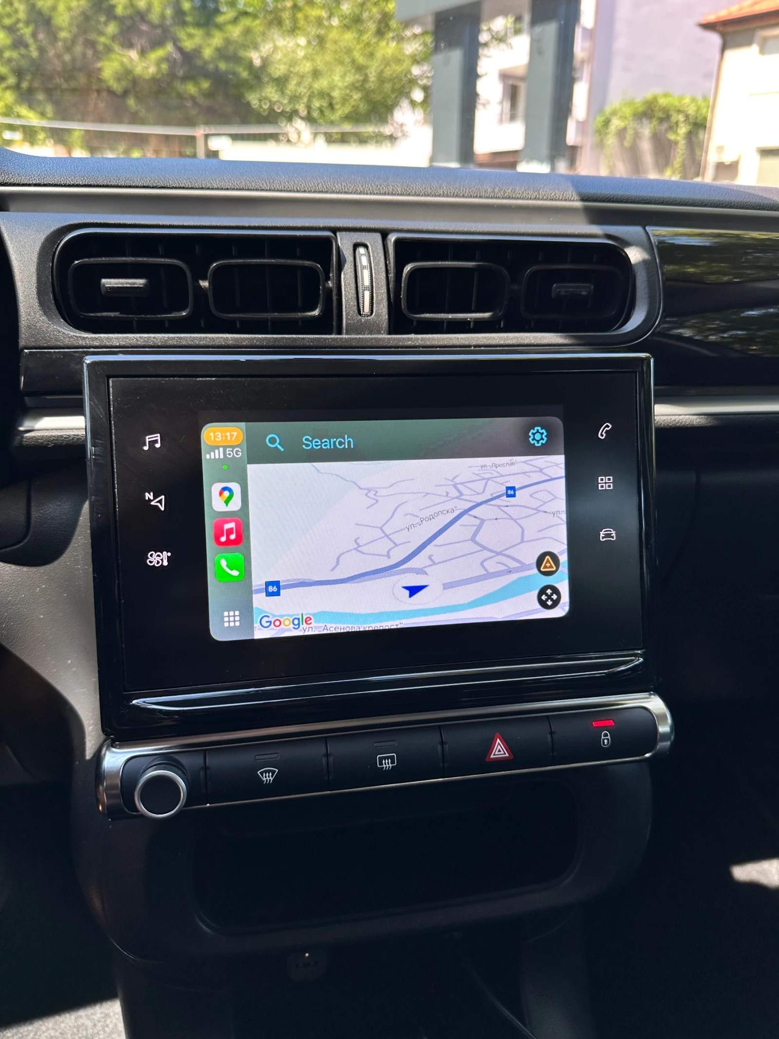 Citroen C3 1.6HDi AirBump CarPlay Обслужен реални км  | Mobile.bg — изображение 16