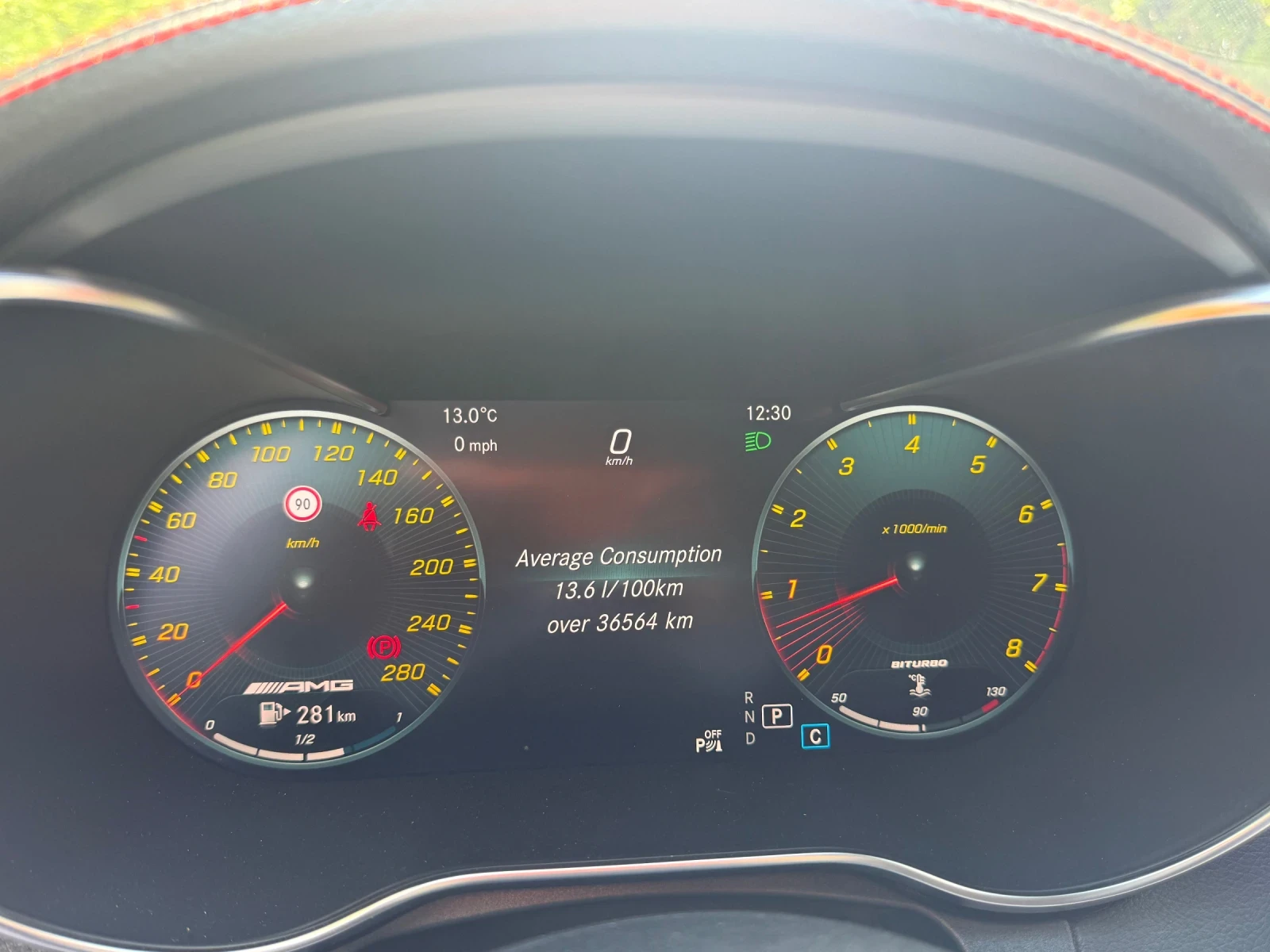 Mercedes-Benz C 43 AMG BURMESTER, PANO, MULTIBEAM, PERFORMANCE, 4M, FACE, снимка 17 - Автомобили и джипове - 54346970