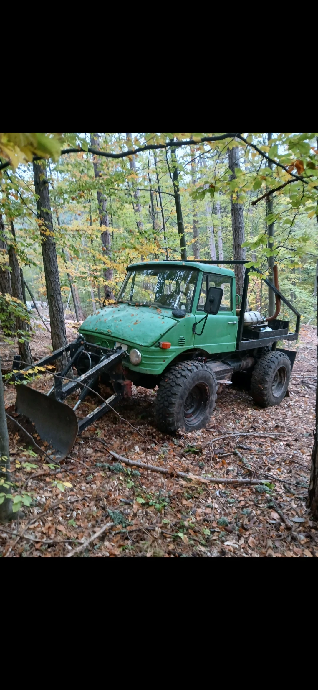 Mercedes-Benz UNIMOG Лебедка
