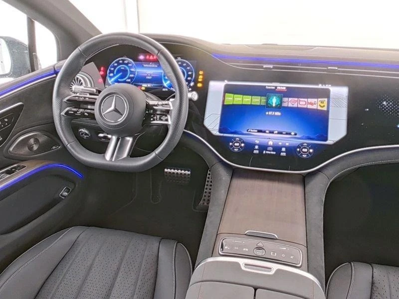 Mercedes-Benz EQS 450+ /AMG/4-MATIC/HYPERSCREEN/125kWh/BURM/PANO/360, снимка 7 - Автомобили и джипове - 52934396