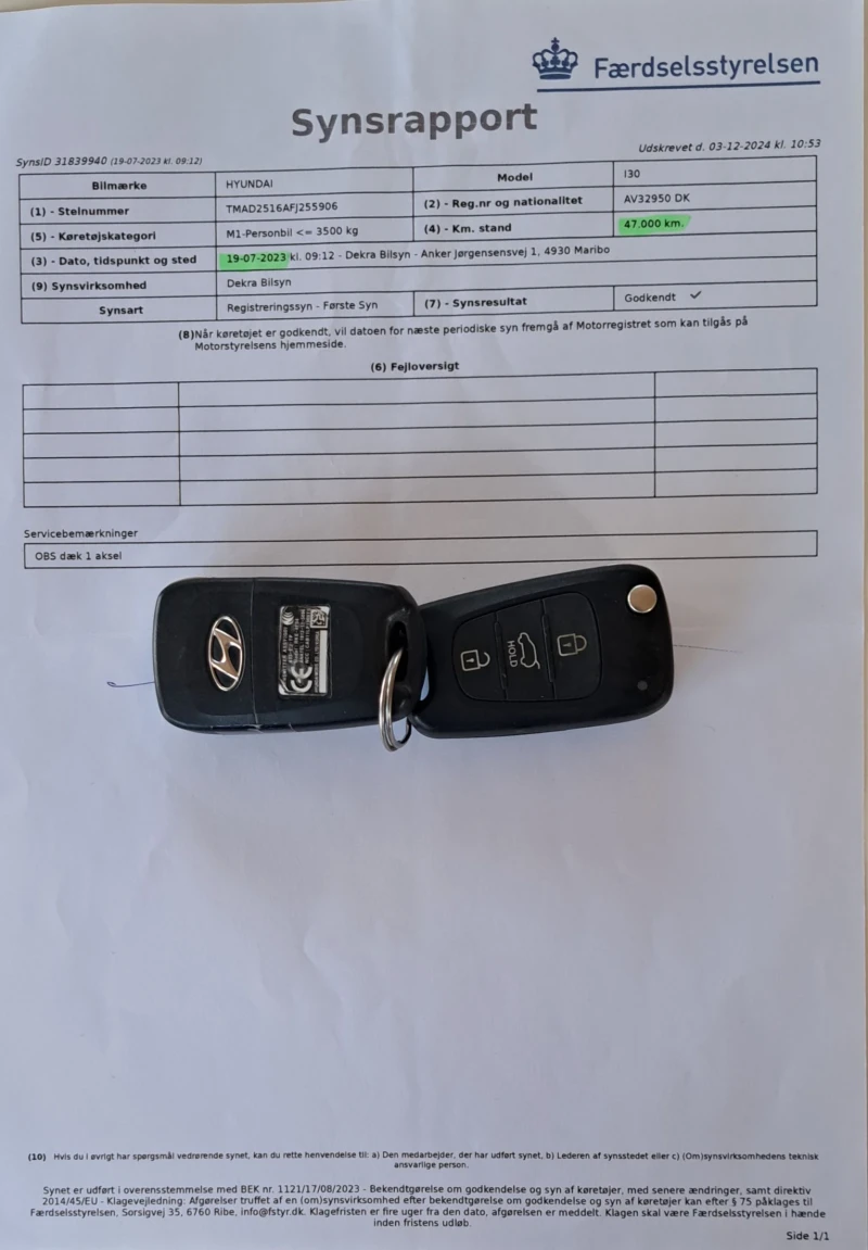 Hyundai I30 1.4i, euro 6, Danmark, снимка 17 - Автомобили и джипове - 48741858