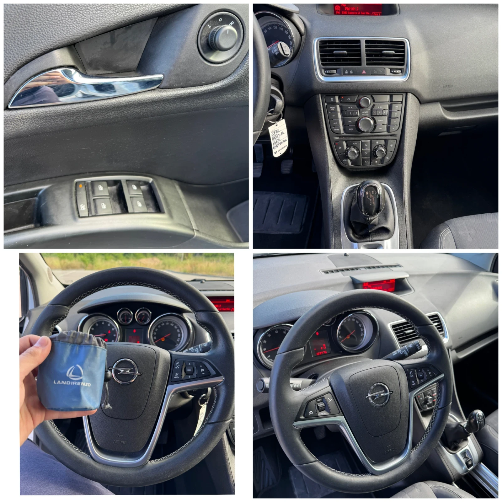Opel Meriva 1.4T 120k.c. GPL Cosmo Bluetooth/AUX, снимка 15 - Автомобили и джипове - 55212501