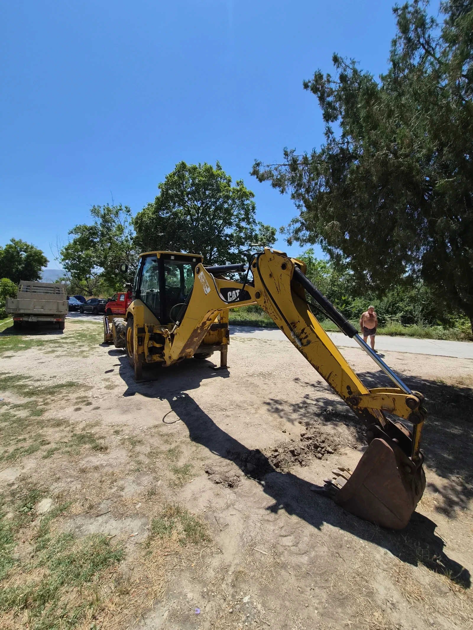 Багер Cat 428F , снимка 8 - Индустриална техника - 55500642