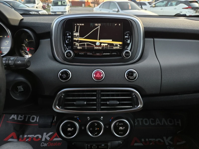 Fiat 500X 2.0D-140кс= 4х4= 115.000км= 9ск= KEYLESS= КАМЕРА, снимка 15 - Автомобили и джипове - 53495159