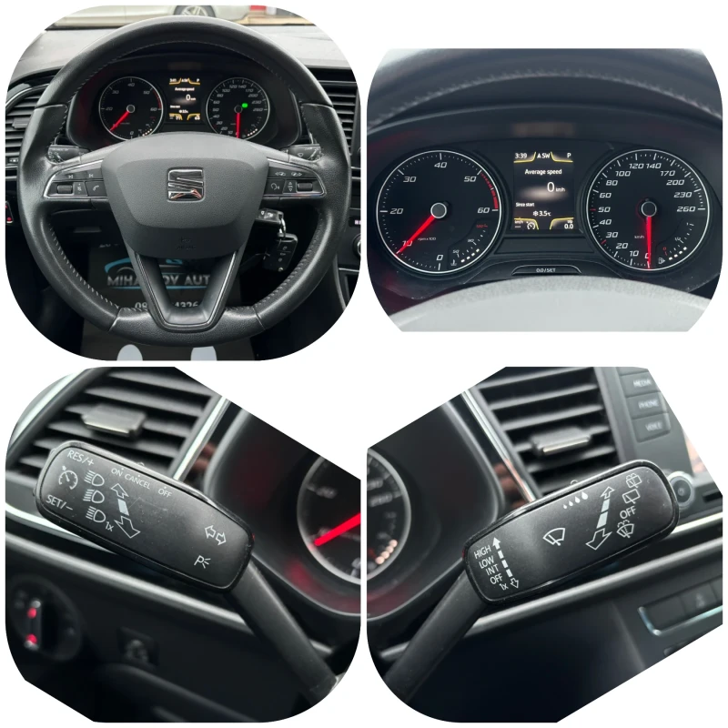 Seat Leon 1.6TDI 130900km/АВТОМАТ/NAVI, снимка 13 - Автомобили и джипове - 52859756