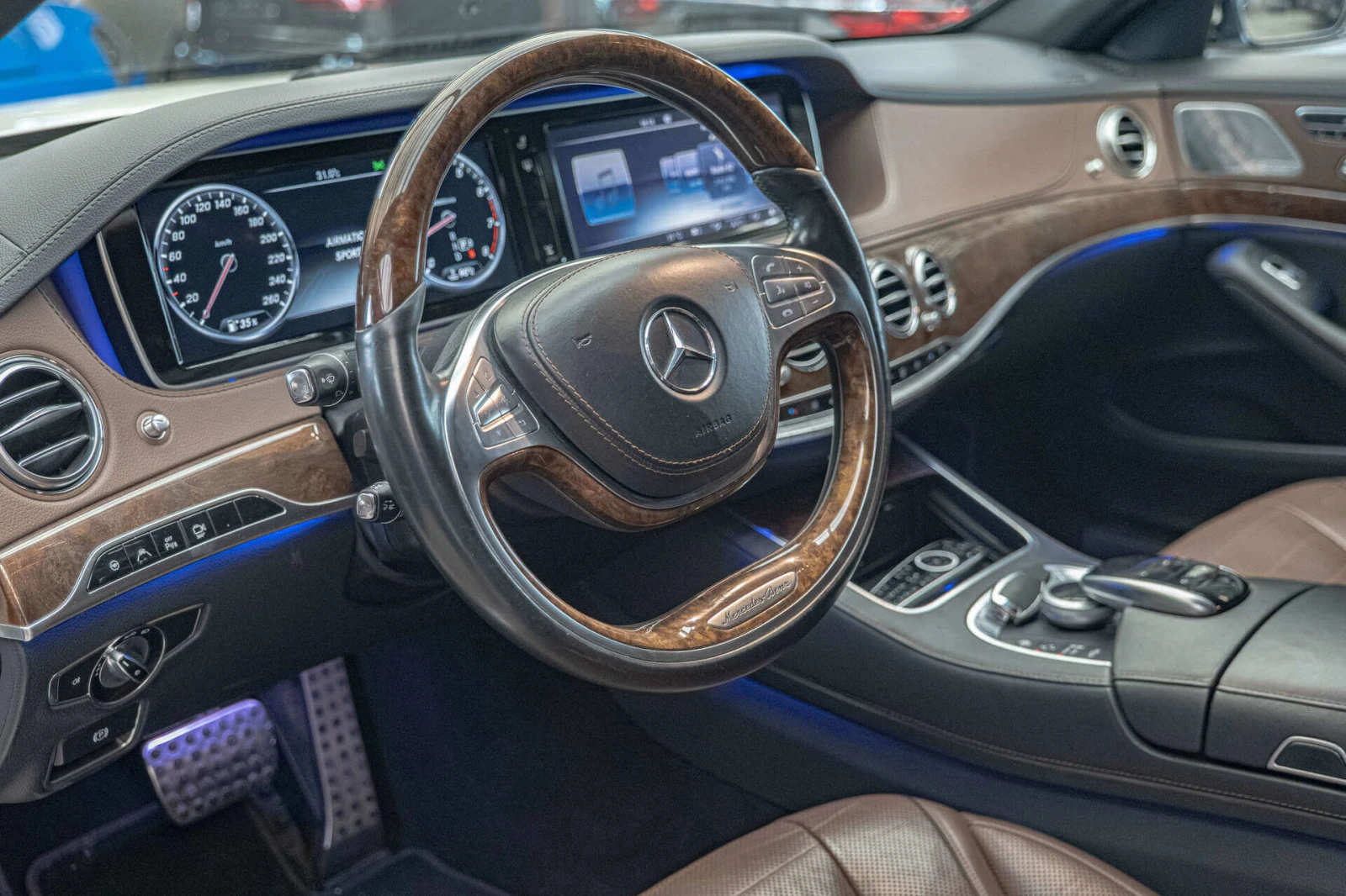 Mercedes-Benz S 500 AMG/Long/4Matic/RSE/Burmester/Обдухване/Амбиент/Ка - изображение 7