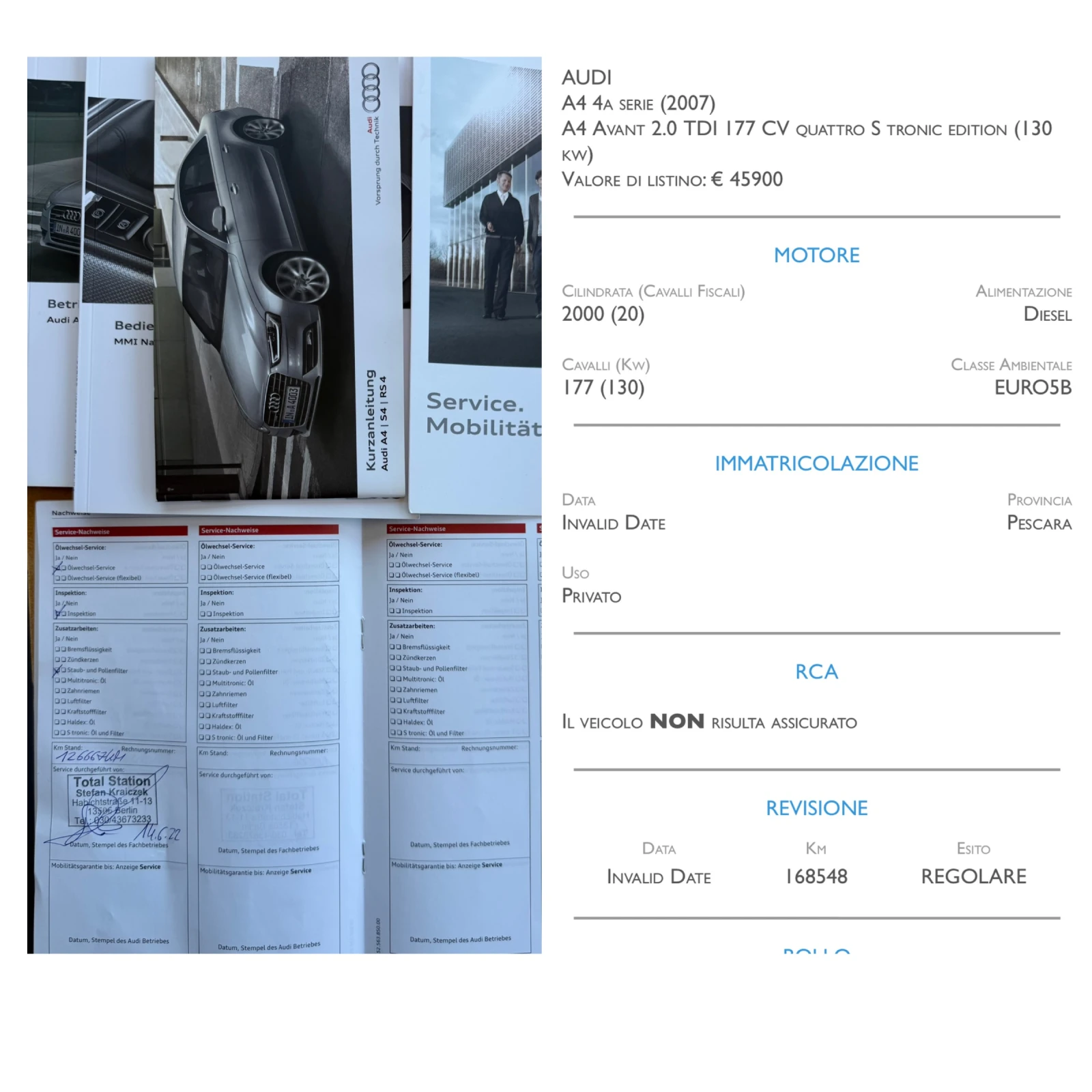 Audi A4 2.0TDI-177 QUATTRO 3xSline NAVI KOJA EL.BAGAJNIK , снимка 17 - Автомобили и джипове - 53972110