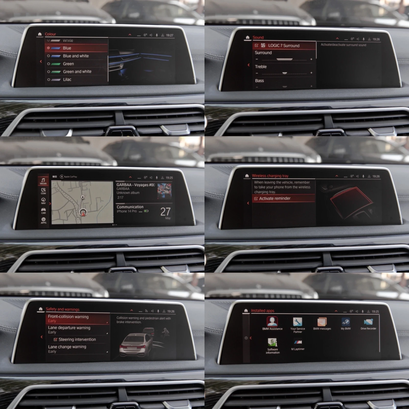 BMW 740 d/X-Drive/M/MHEV/HUD/LED/20, снимка 14 - Автомобили и джипове - 54702781