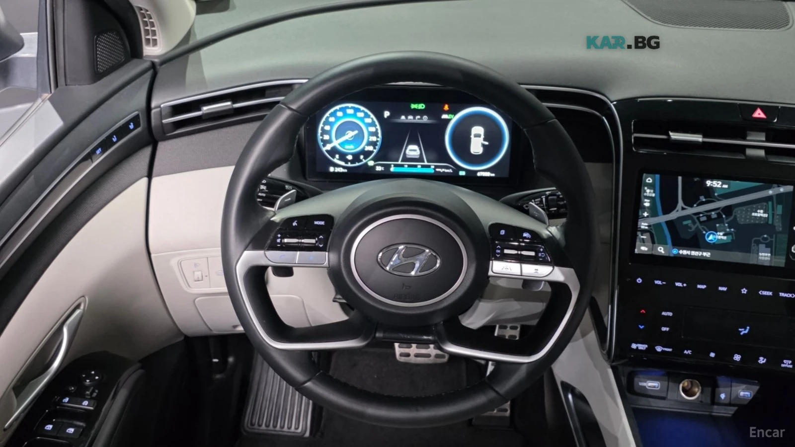 Hyundai Tucson 1.6 HEV Inspiration 4x4* DISTRONIC* 360* ПОДГРЕВ* , снимка 9 - Автомобили и джипове - 55708816