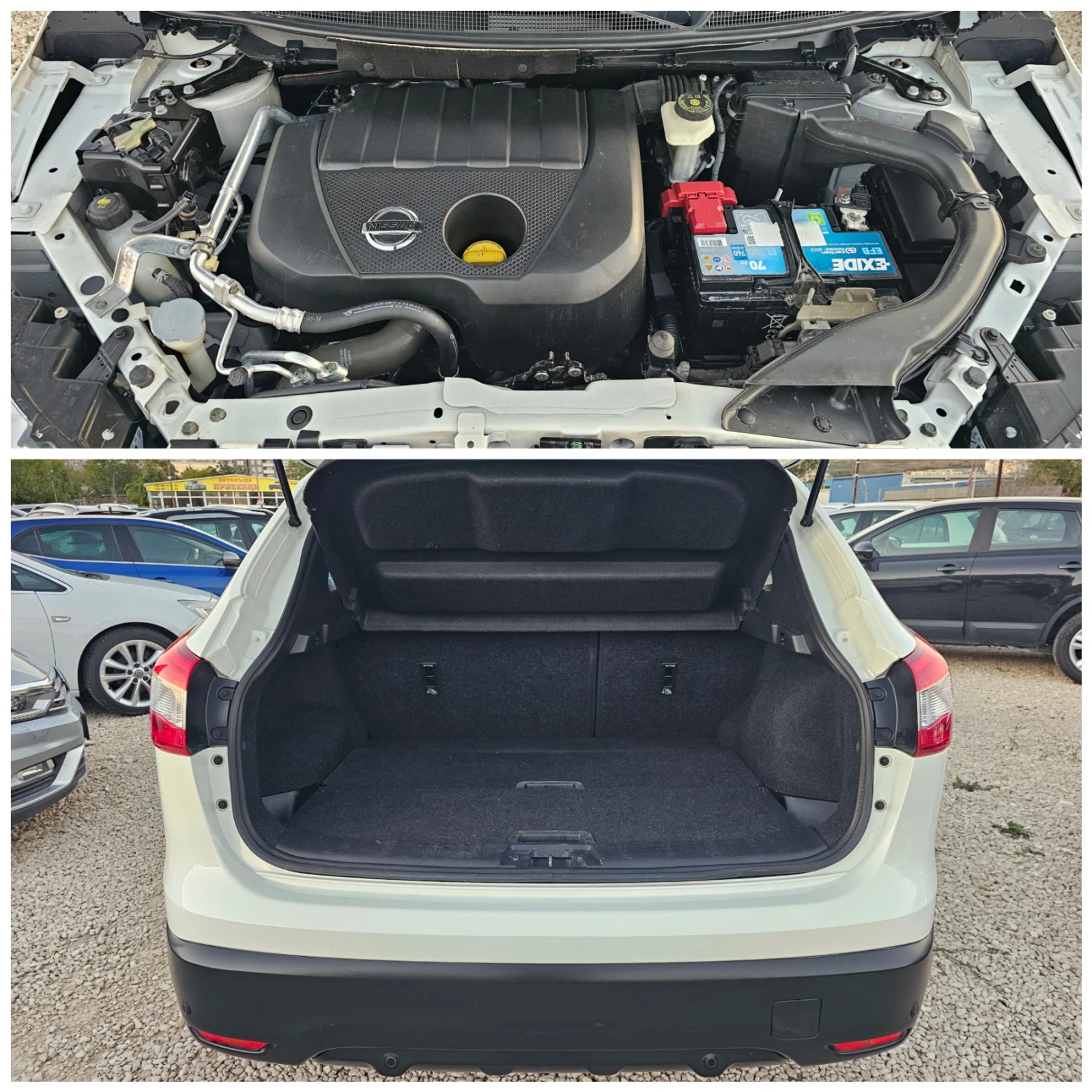 Nissan Qashqai 1.5dCi, 110к.с., 130000km!, снимка 16 - Автомобили и джипове - 56301183