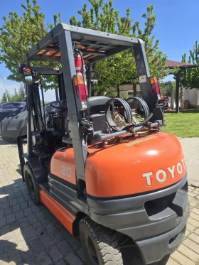 Мотокар Toyota 2.0 триплекс, вдига на 4.3м, виличен изравнител, снимка 5
