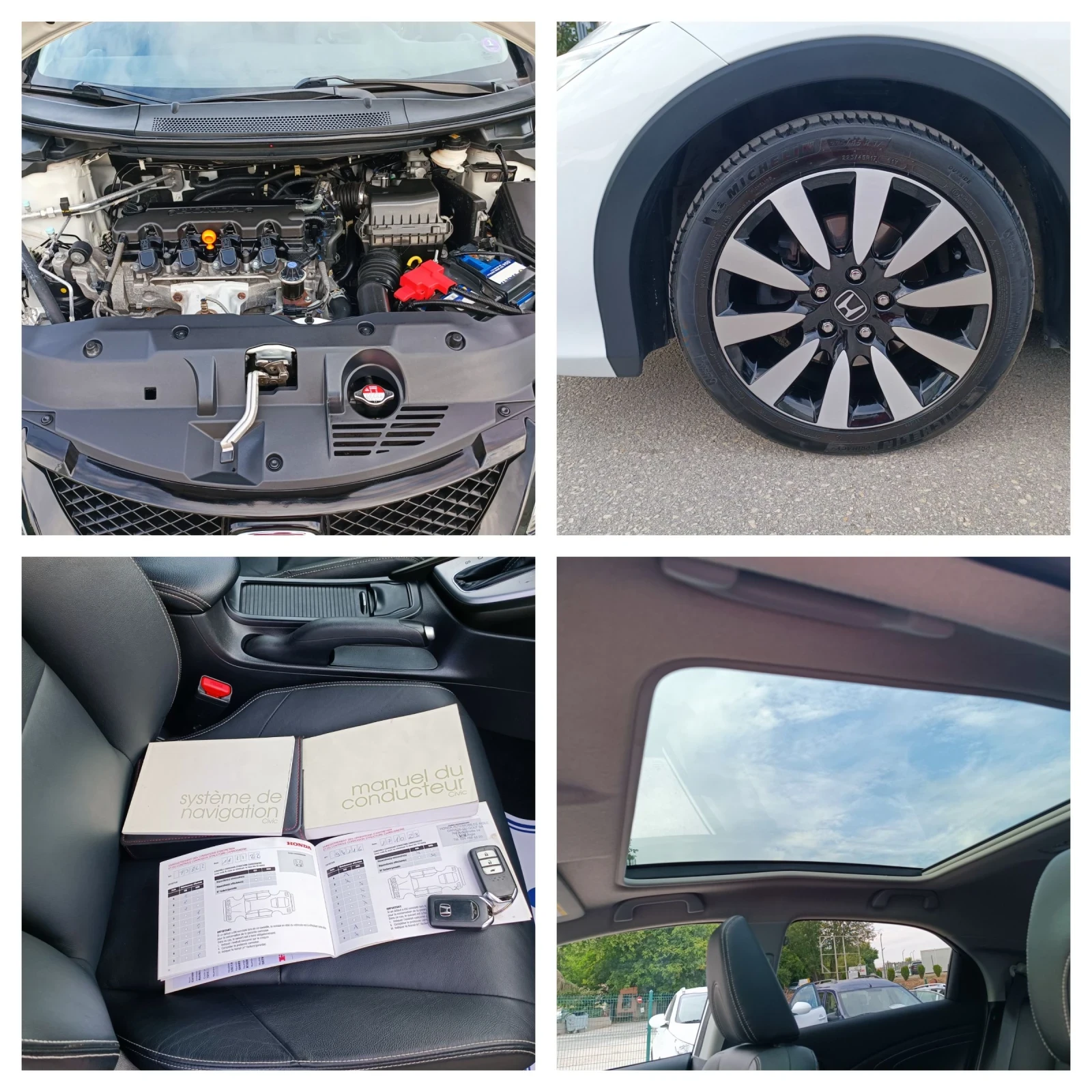 Honda Civic 1.8i-140---NAVI-KEYLESS-FULL  | Mobile.bg   17