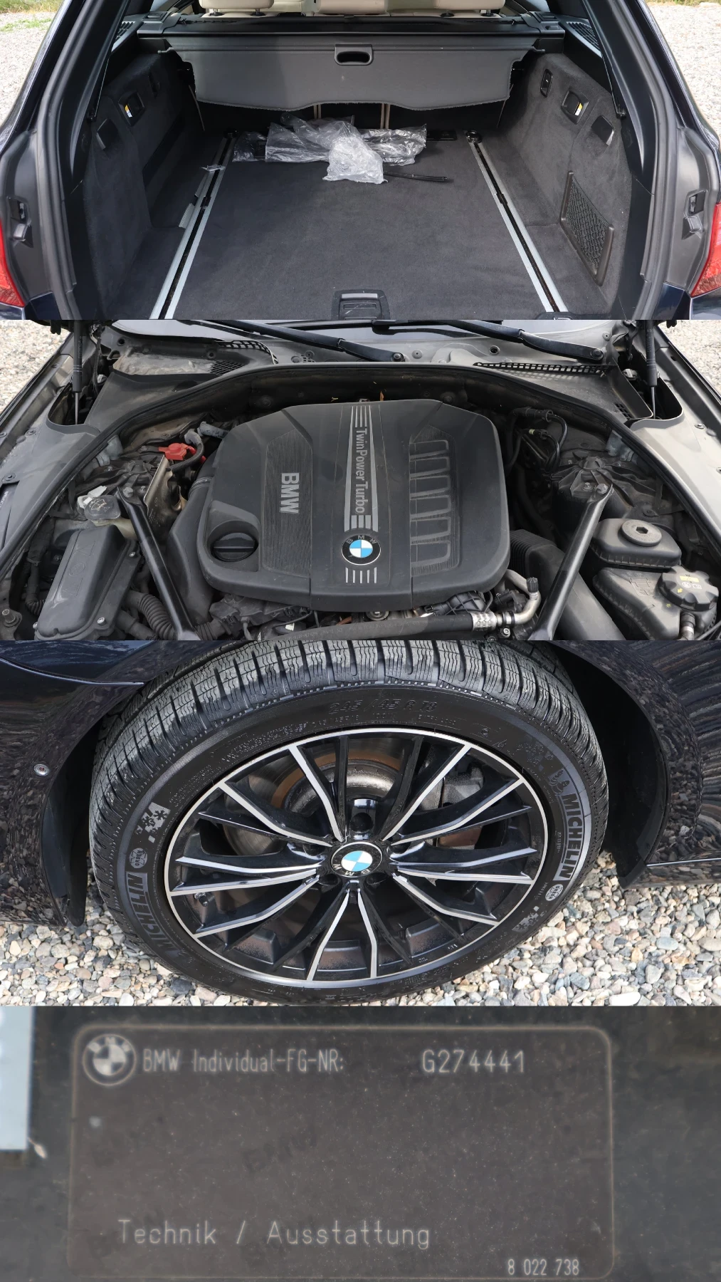 BMW 530 xDrive IndividualFacelift дист.360камера Панорама , снимка 17 - Автомобили и джипове - 54459041