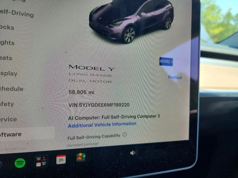 Tesla Model Y LONG RANGE AWD| FSD3, снимка 9 - Автомобили и джипове - 55927527