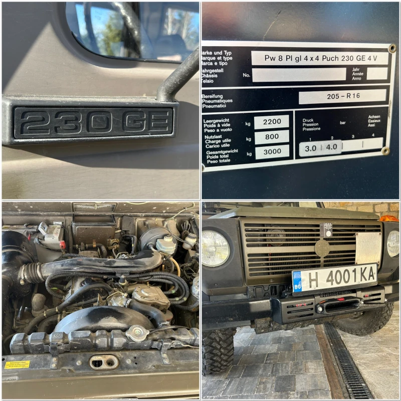 Mercedes-Benz G 230 PUCH, снимка 11 - Автомобили и джипове - 48576758