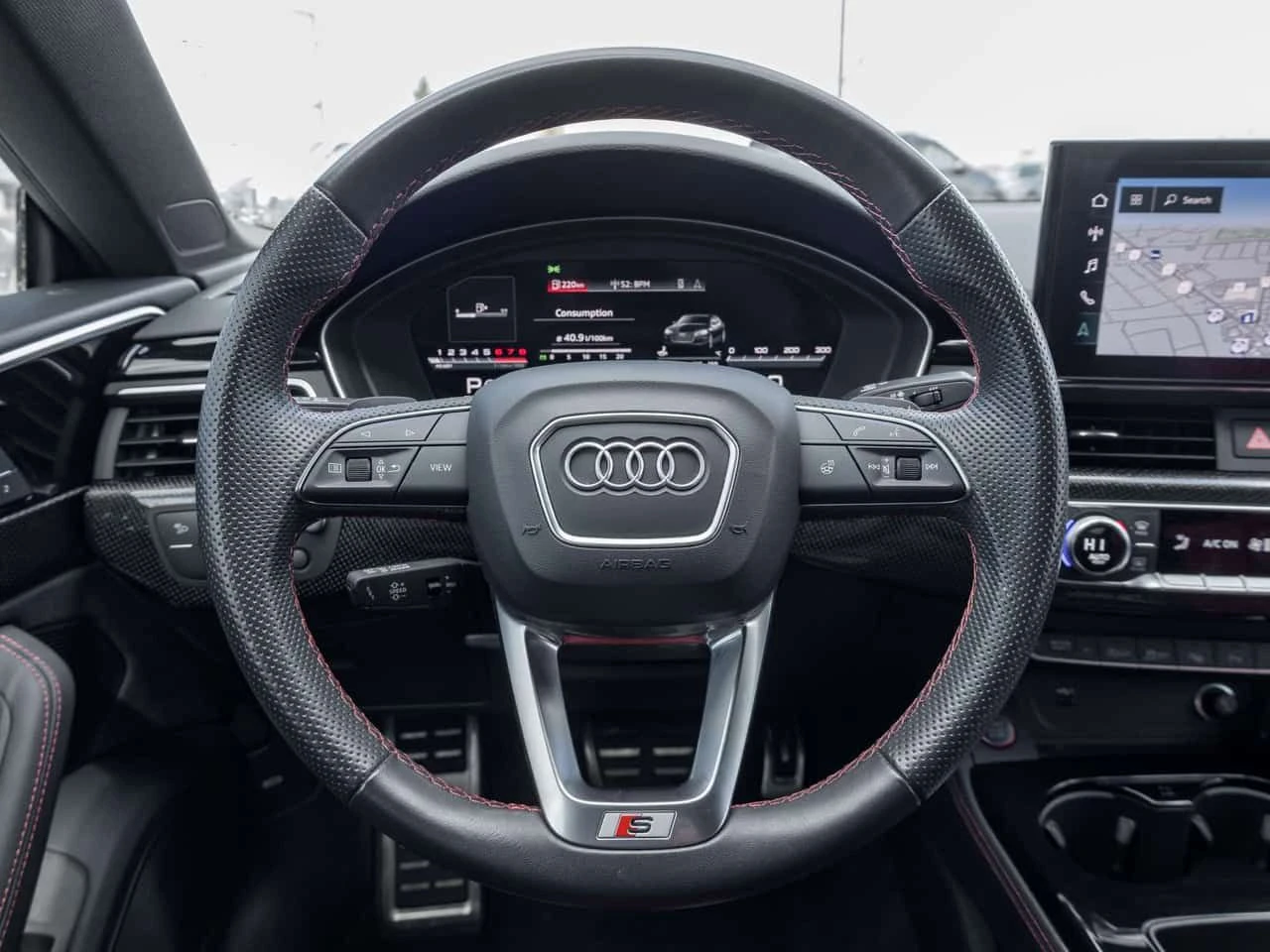Audi S5 * Дистроник * 360 Камери * Фиксирана цена до БГ * , снимка 11 - Автомобили и джипове - 53905309