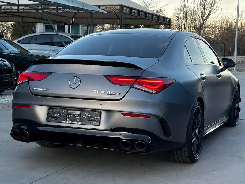 Mercedes-Benz CLA 45 AMG S, 4-MATIC+ , MAGNO GREY, MULTIBEAM, BURMESTER, снимка 5 - Автомобили и джипове - 48394416