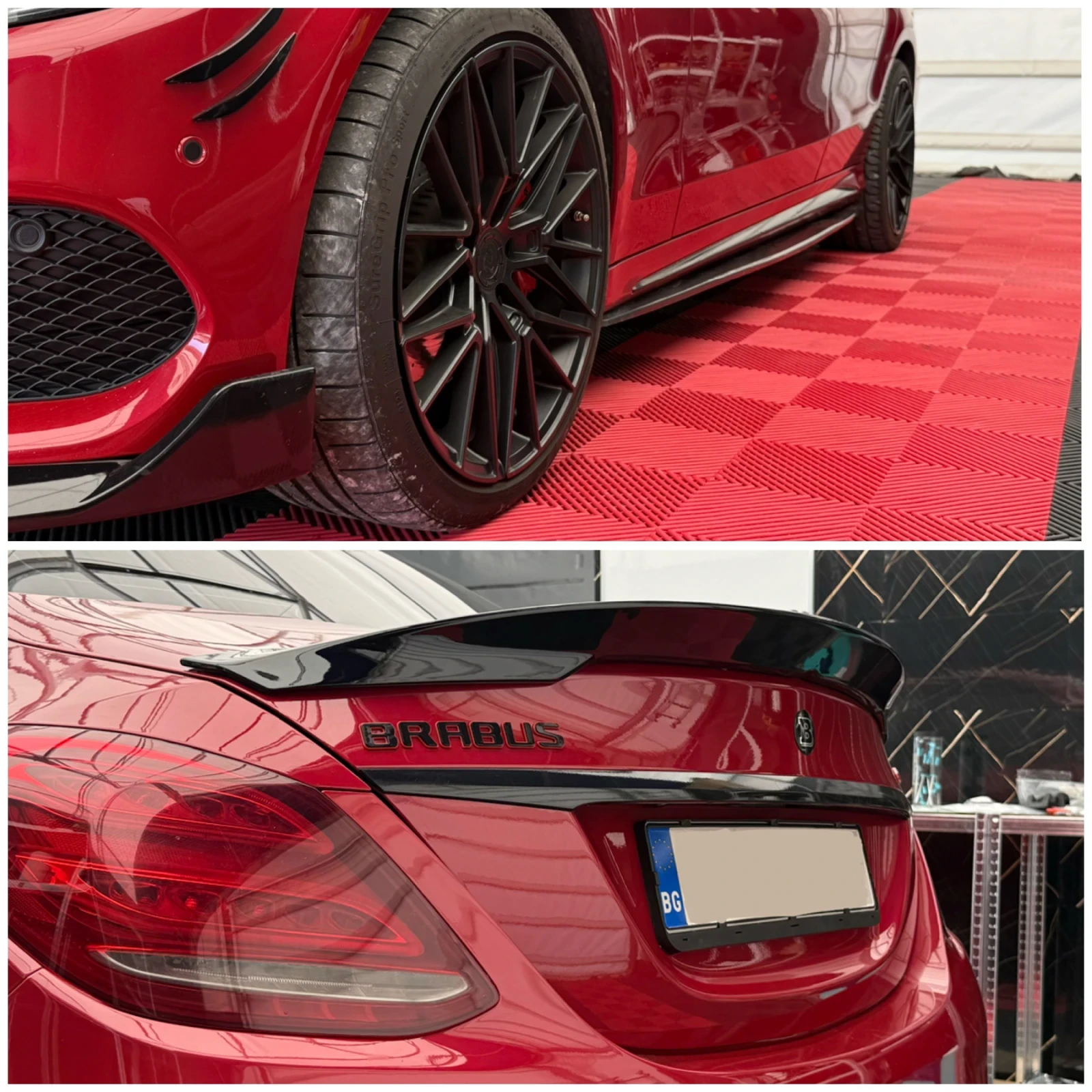 Mercedes-Benz C 400 BRABUS ПАКЕТ / CARPLAY / 64 АМБИЕНТНО ОСВЕТЛЕНИЕ, снимка 8 - Автомобили и джипове - 54479950