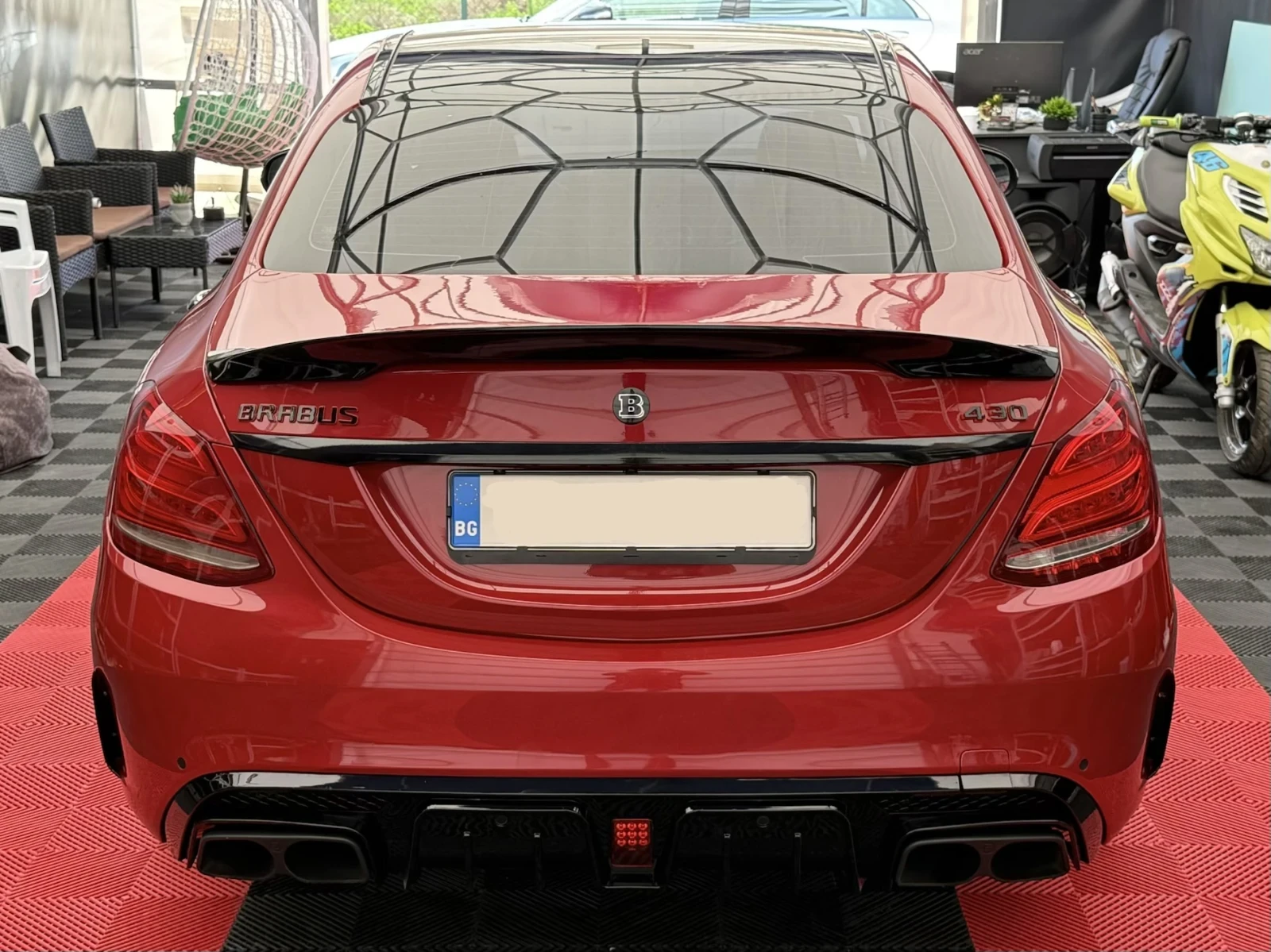 Mercedes-Benz C 400 BRABUS ПАКЕТ / CARPLAY / 64 АМБИЕНТНО ОСВЕТЛЕНИЕ, снимка 5 - Автомобили и джипове - 54479950