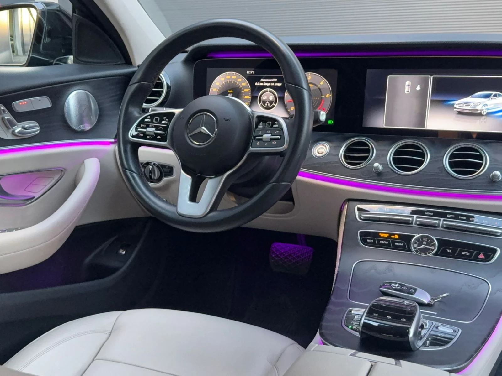 Mercedes-Benz E 400 Mercedes E400d AMG LineASSISTANCEMULTIBEAMFULL* , снимка 14 - Автомобили и джипове - 54443941