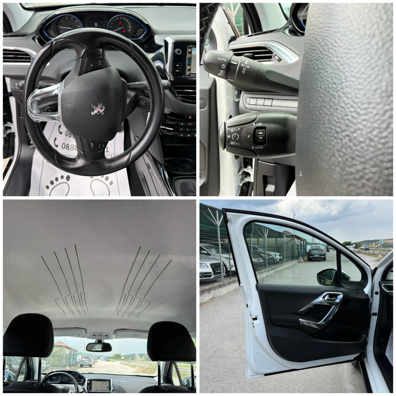 Peugeot 2008 1.2i-TURBO-99.000km-NEW-TOP-NAVI-TV-DVD-LED, снимка 15 - Автомобили и джипове - 54740956