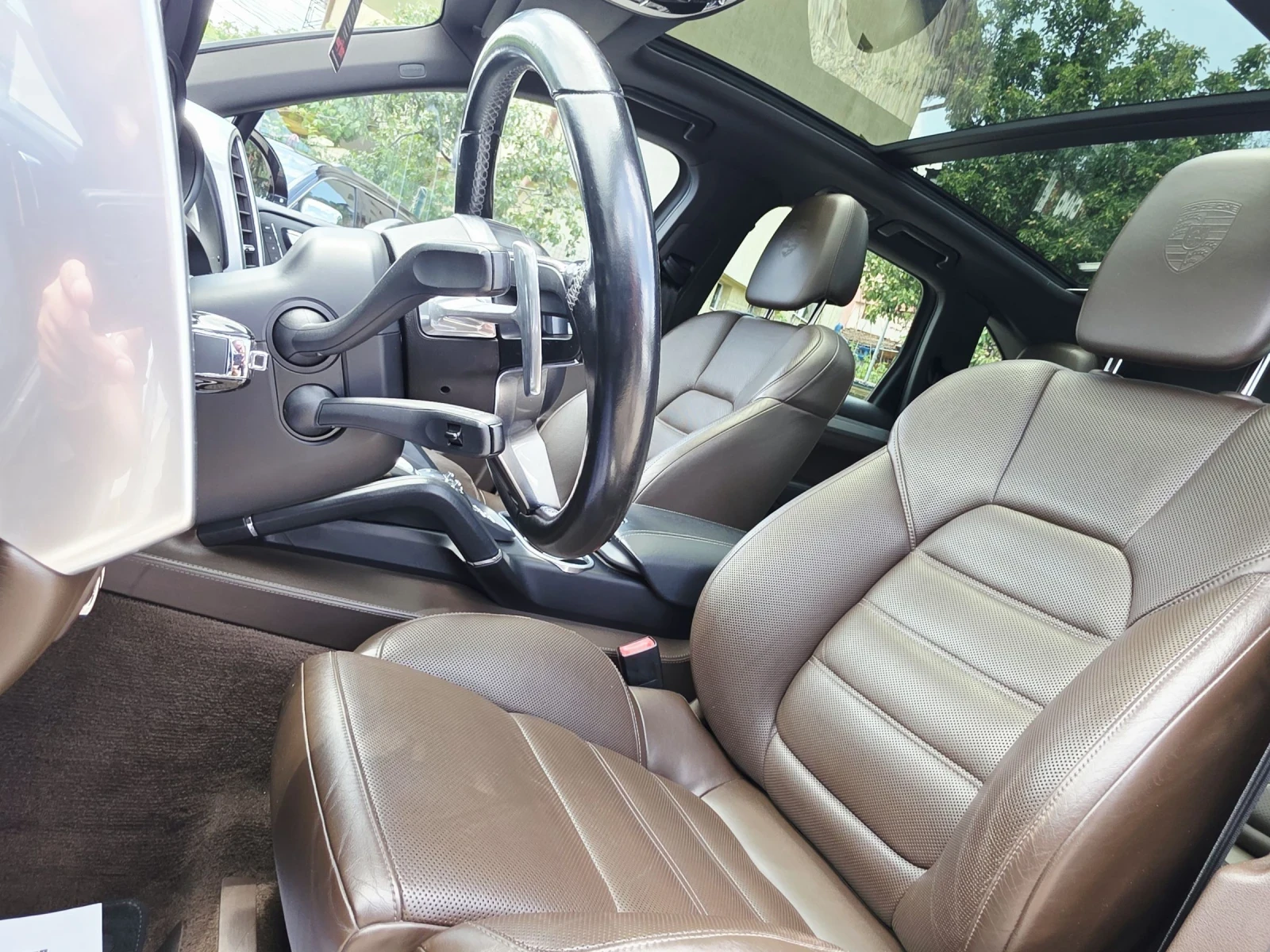 Porsche Cayenne 4.2Д= BURMASTER= TURBO PACK= ПАНО= ОБДУХВАНЕ, снимка 11 - Автомобили и джипове - 55173013