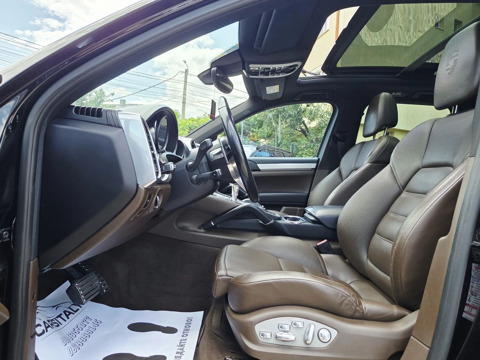 Porsche Cayenne 4.2Д= BURMASTER= TURBO PACK= ПАНО= ОБДУХВАНЕ, снимка 12 - Автомобили и джипове - 55173013