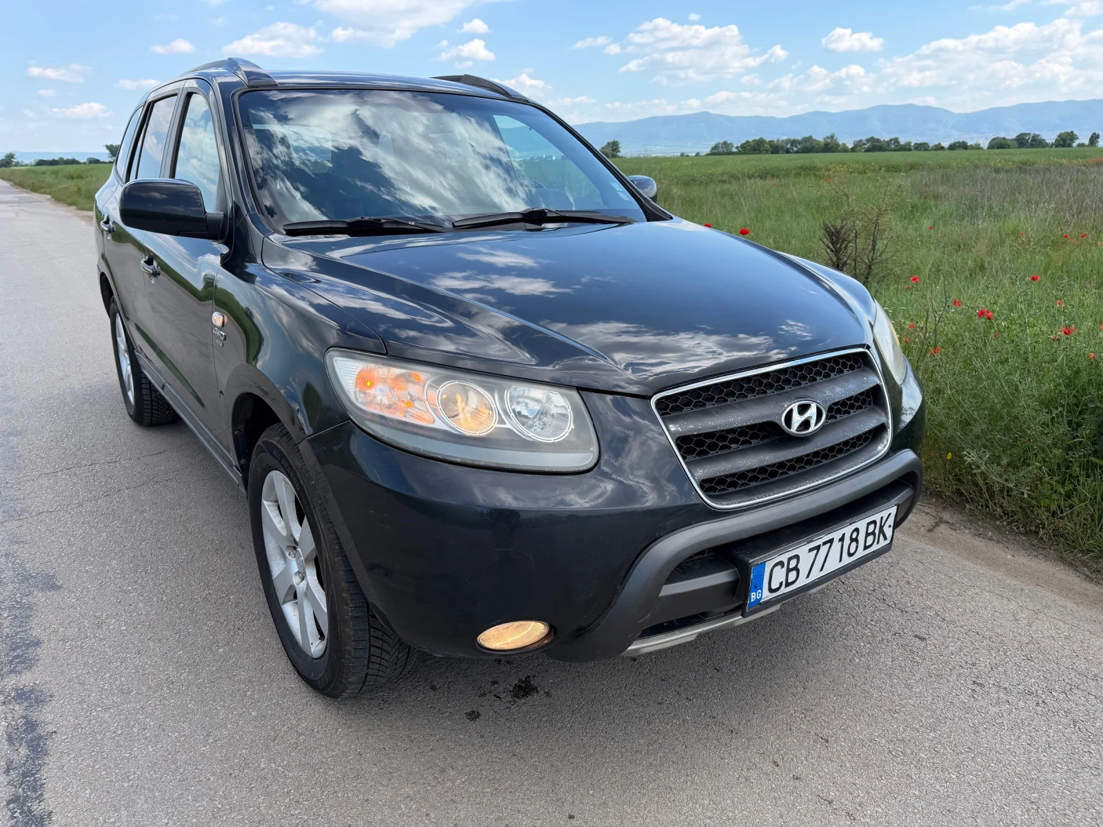 Hyundai Santa fe 2.2D Automatic Android Camera 4x4 Теглич, снимка 10 - Автомобили и джипове - 54912672