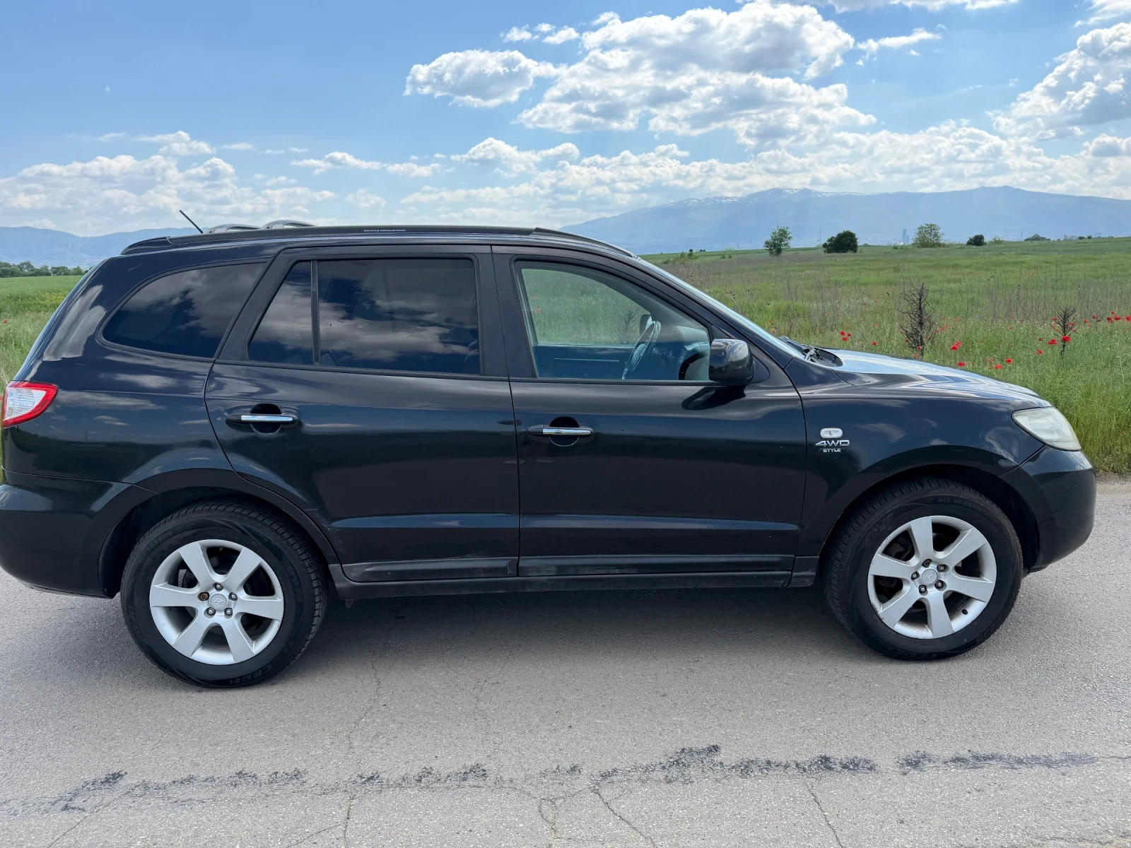 Hyundai Santa fe 2.2D Automatic Android Camera 4x4 Теглич, снимка 9 - Автомобили и джипове - 54912672