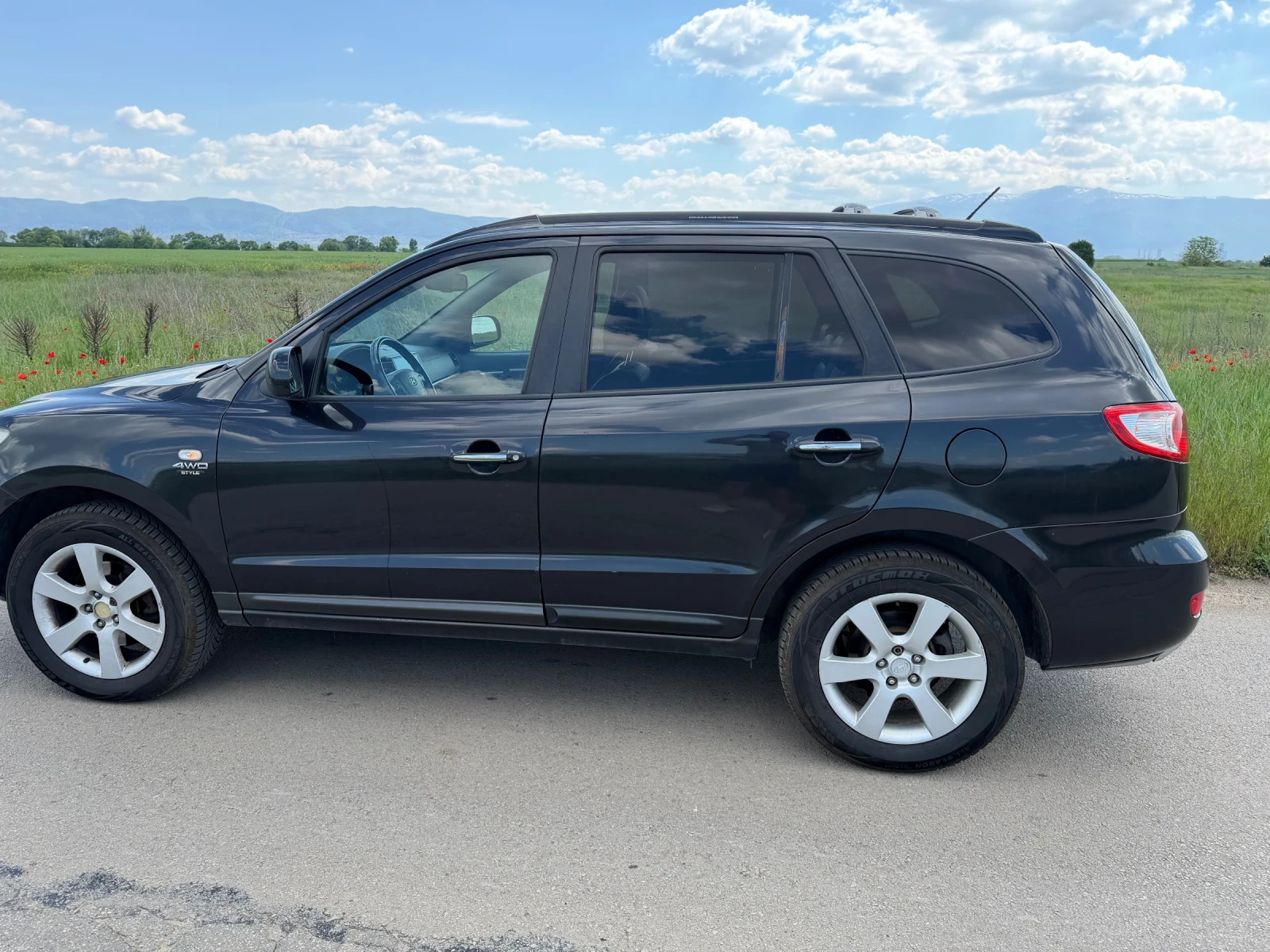 Hyundai Santa fe 2.2D Automatic Android Camera 4x4 Теглич, снимка 5 - Автомобили и джипове - 54912672