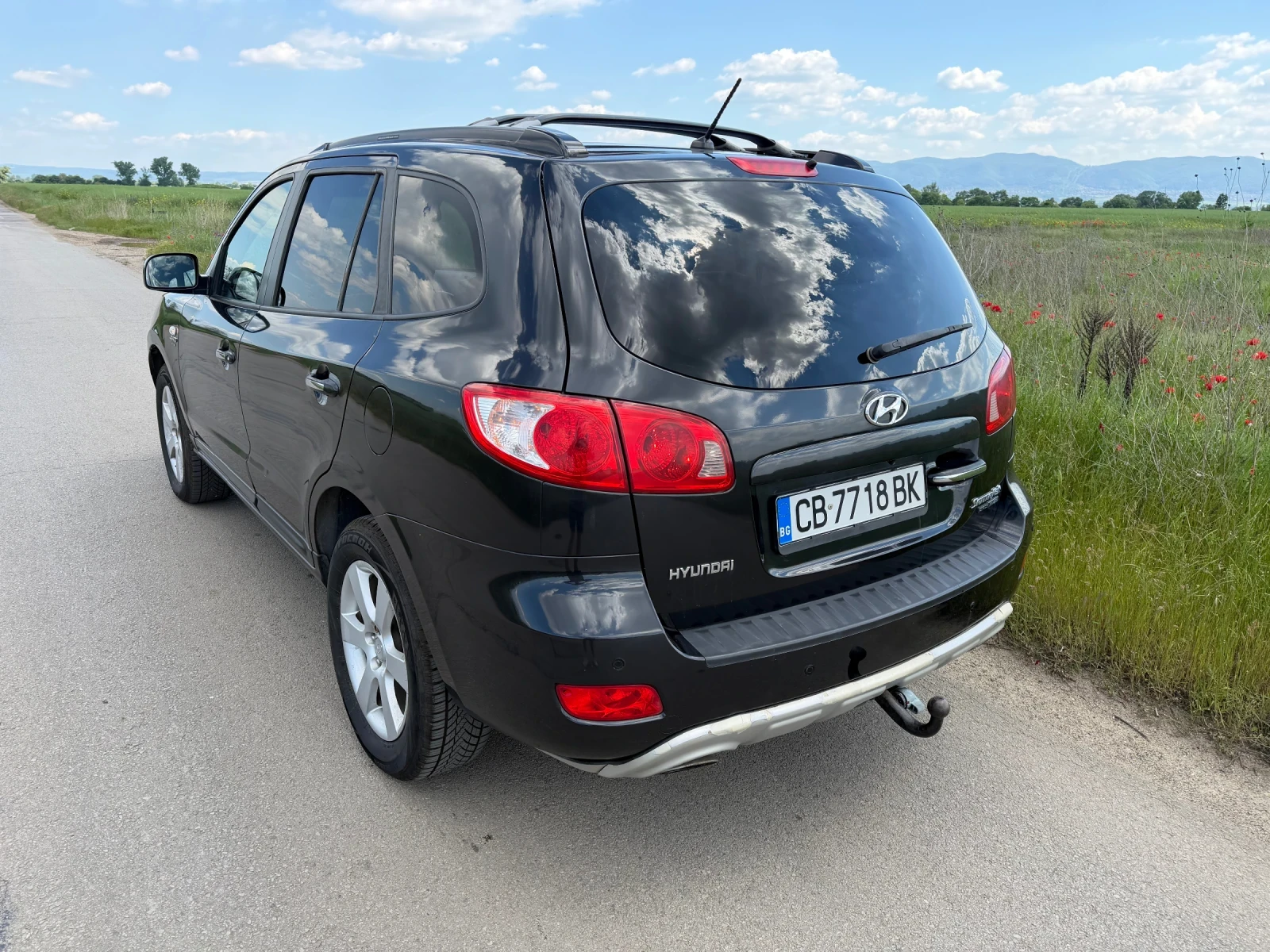Hyundai Santa fe 2.2D Automatic Android Camera 4x4 Теглич, снимка 6 - Автомобили и джипове - 54912672
