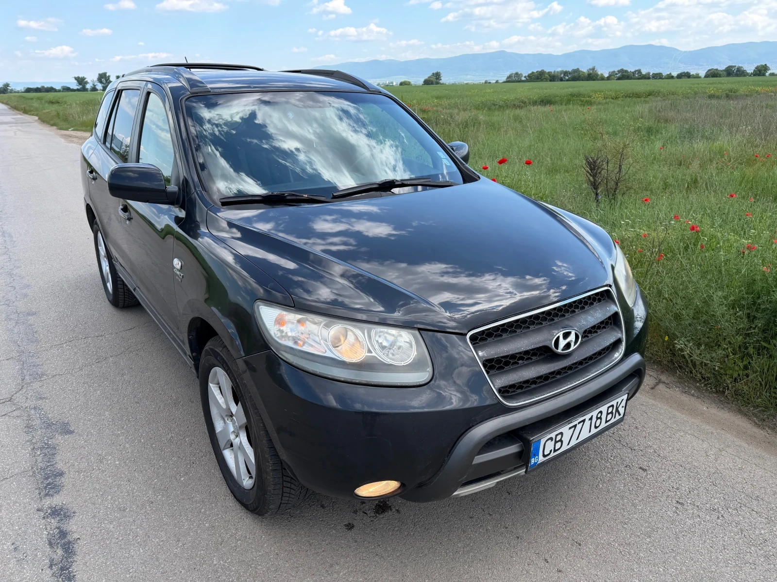 Hyundai Santa fe 2.2D Automatic Android Camera 4x4 Теглич, снимка 12 - Автомобили и джипове - 54912672