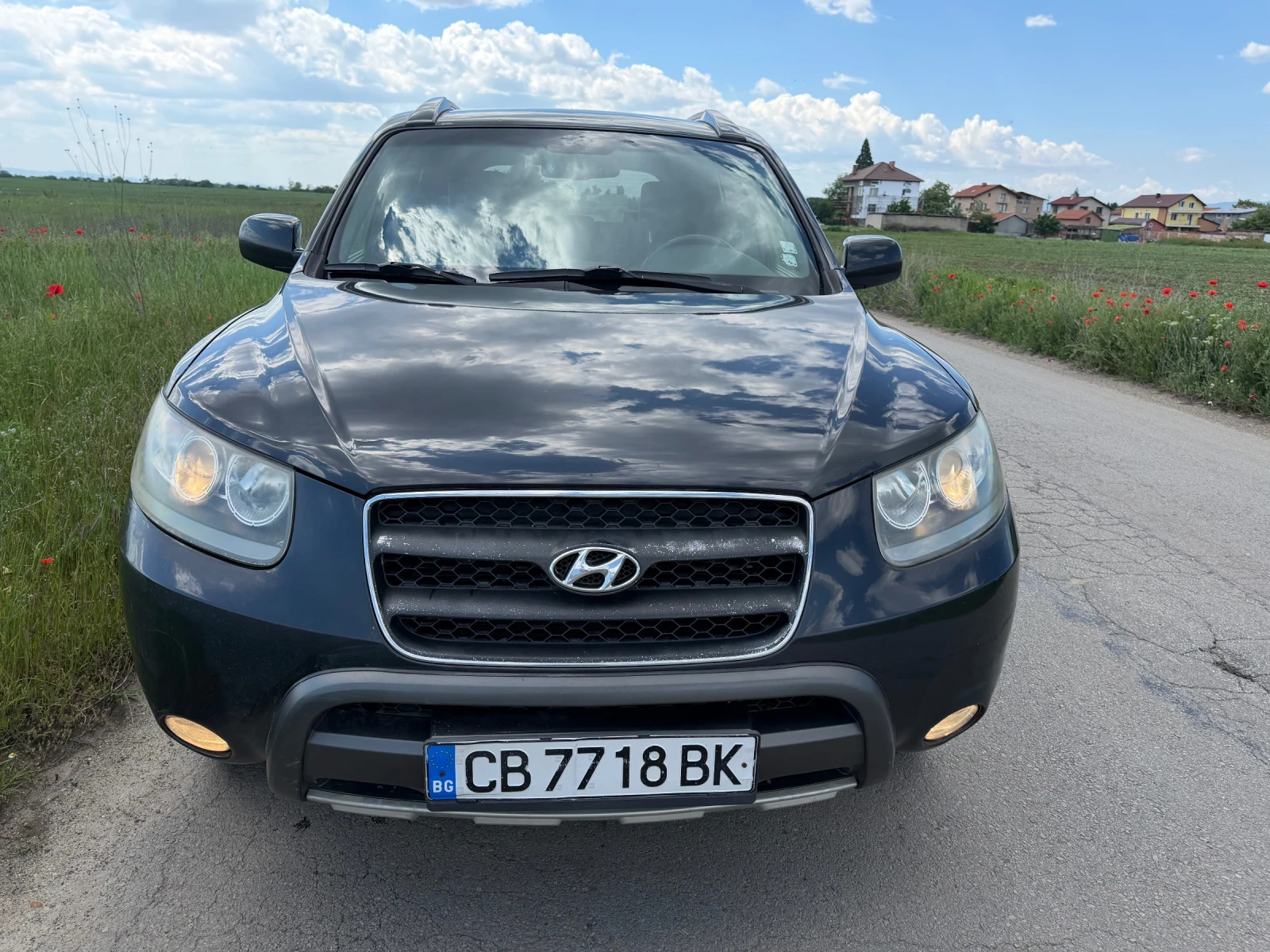 Hyundai Santa fe 2.2D Automatic Android Camera 4x4 Теглич, снимка 4 - Автомобили и джипове - 54912672