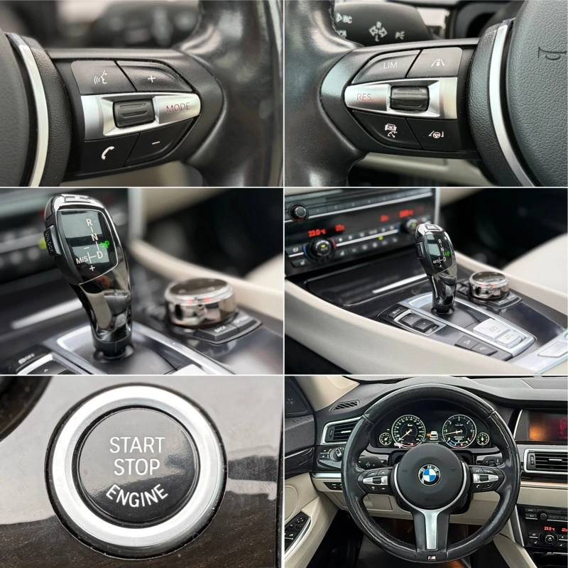 BMW 5 Gran Turismo DISTRONIC#PANORAMA#OBDUH#PODGREV#CAMERA#VAKUM#TV, снимка 15 - Автомобили и джипове - 52290346