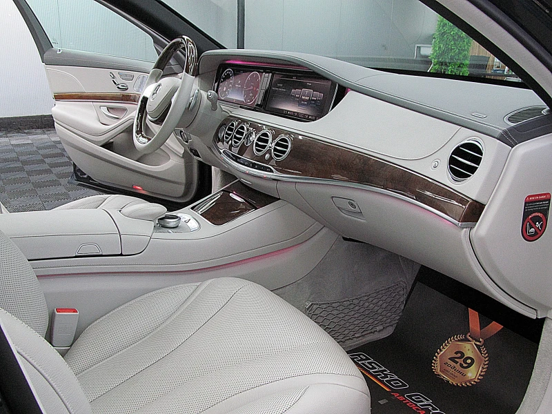 Mercedes-Benz S 350 4-MATIC/PANORAMA/KylessGO/AMG/СОБСТВЕН ЛИЗИНГ, снимка 13 - Автомобили и джипове - 51577513