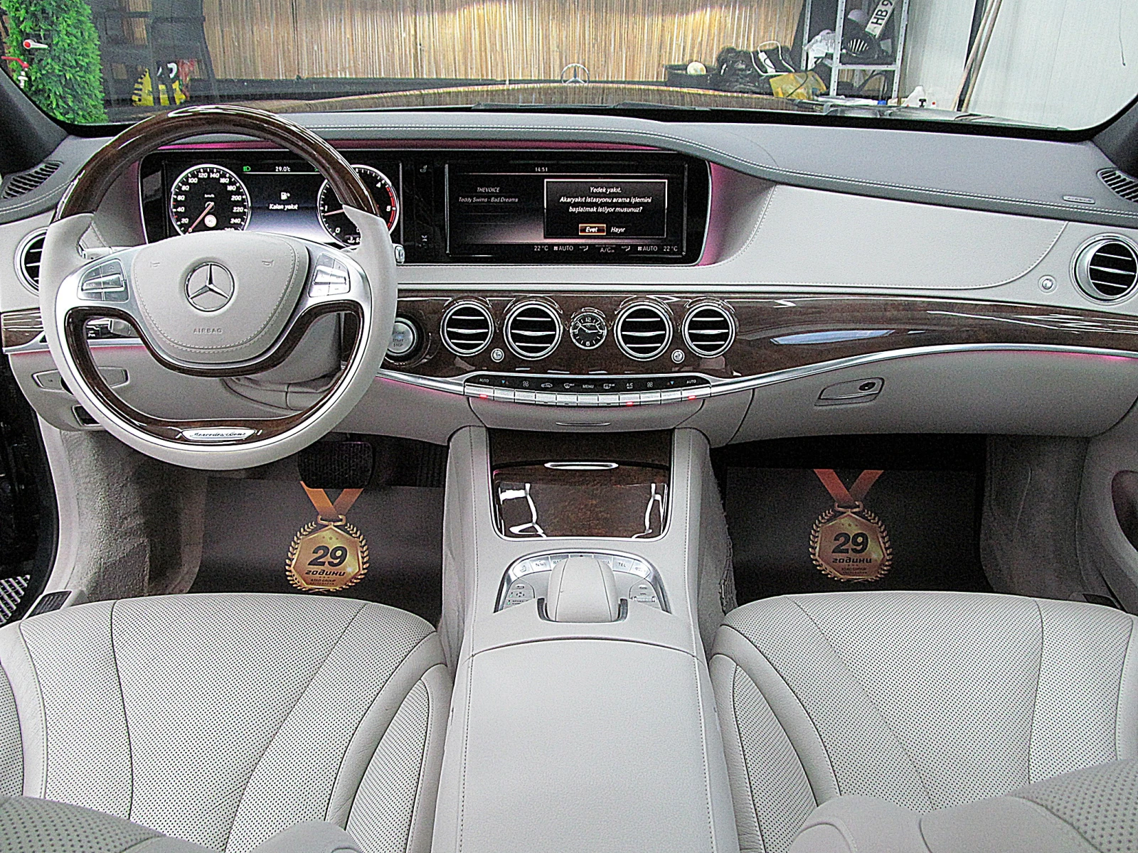 Mercedes-Benz S 350 4-MATIC/PANORAMA/KylessGO/AMG/  | Mobile.bg   11