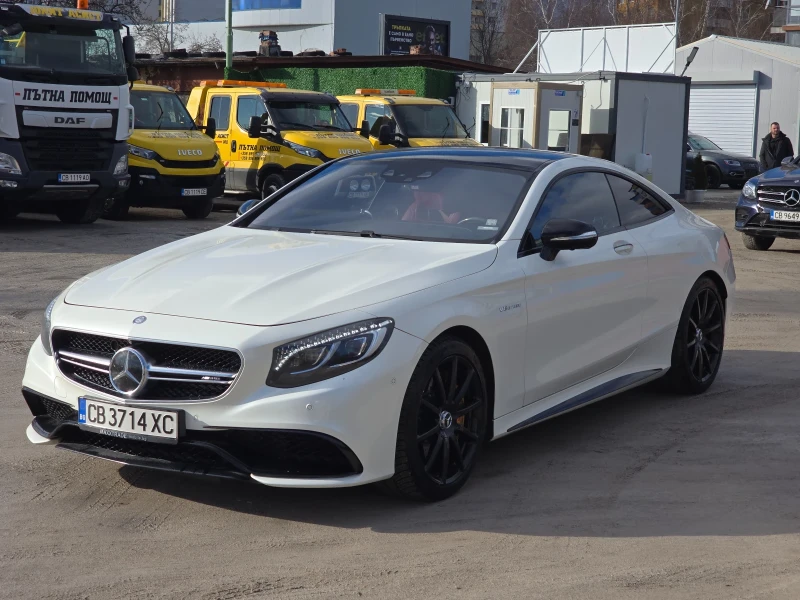 Mercedes-Benz S 63 AMG COUPE CERAMIC SWAROVSKI ЛИЗИНГ, снимка 1 - Автомобили и джипове - 48664742