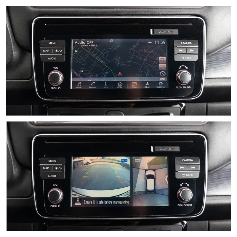 Nissan Leaf  40KWH* 360* ЛИЗИНГ* СЕРВИЗНА ИСТОРИЯ, снимка 12 - Автомобили и джипове - 52208344