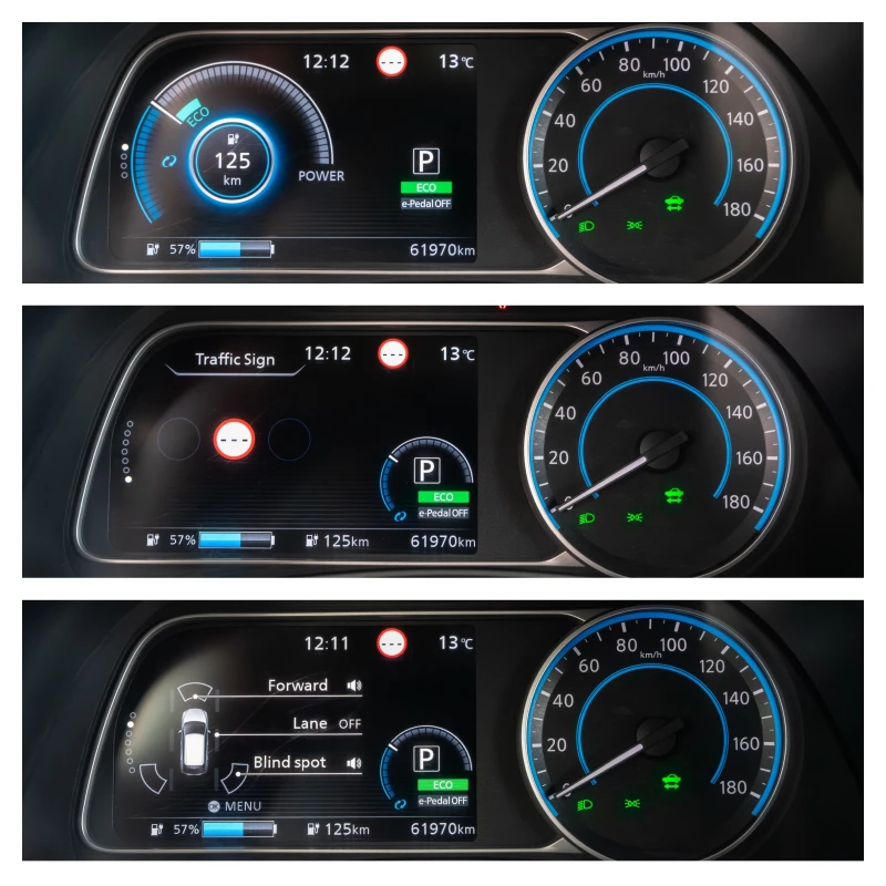 Nissan Leaf  40KWH* 360* ЛИЗИНГ* СЕРВИЗНА ИСТОРИЯ, снимка 13 - Автомобили и джипове - 52208344