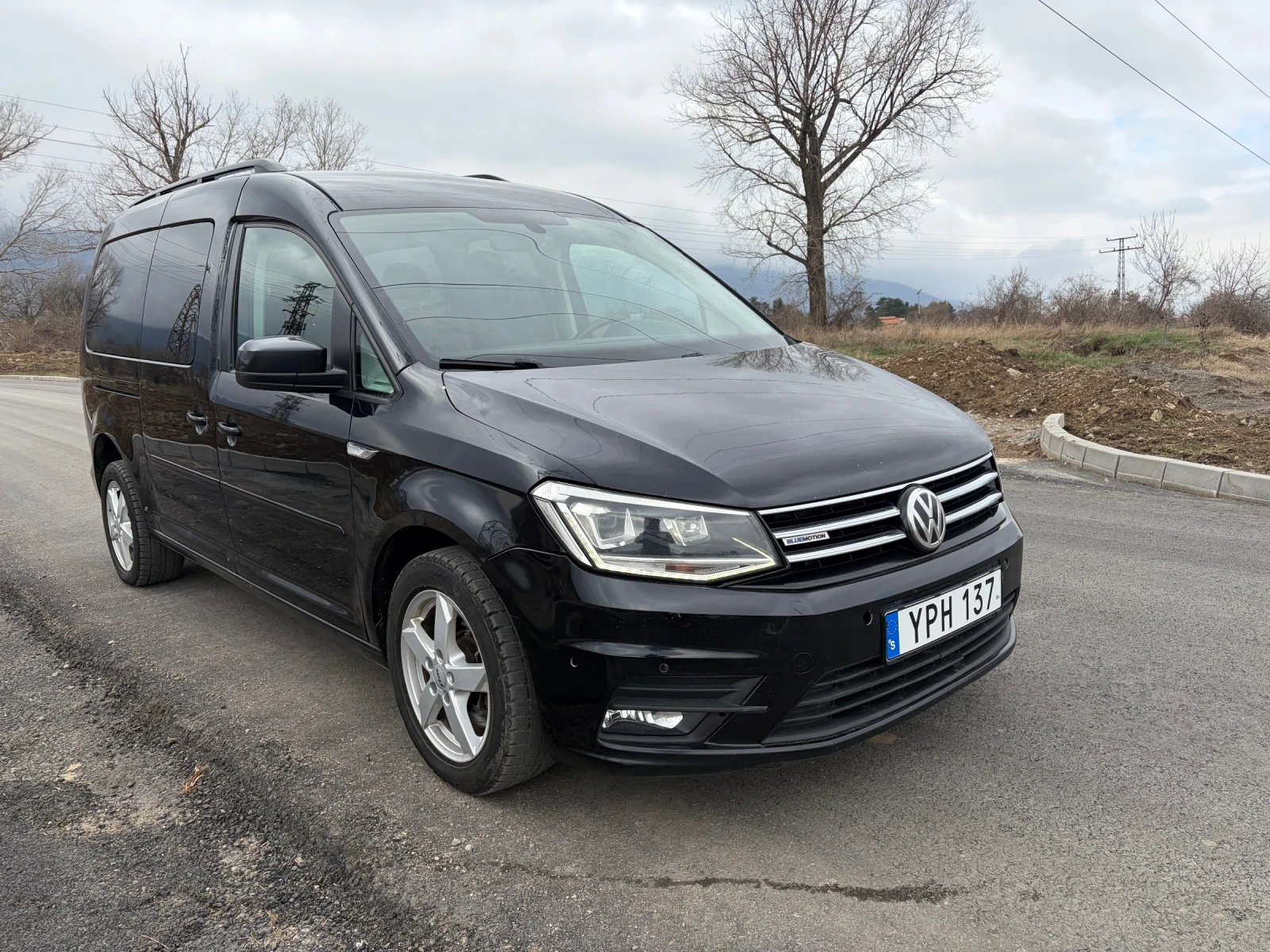 VW Caddy Auto Maxi Life Инвалидна Рампа Фабр Метан