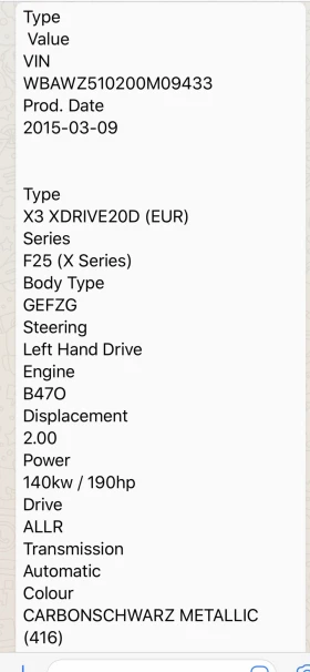 BMW X3 X Drive 2.0D, снимка 15