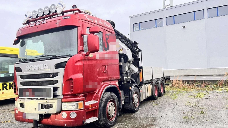 Scania G 480 8X4 CRANE PALFINGER 78002 SH F JIB 125E, снимка 1 - Камиони - 47422854