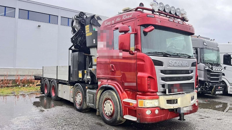 Scania G 480 8X4 CRANE PALFINGER 78002 SH F JIB 125E, снимка 3 - Камиони - 47422854