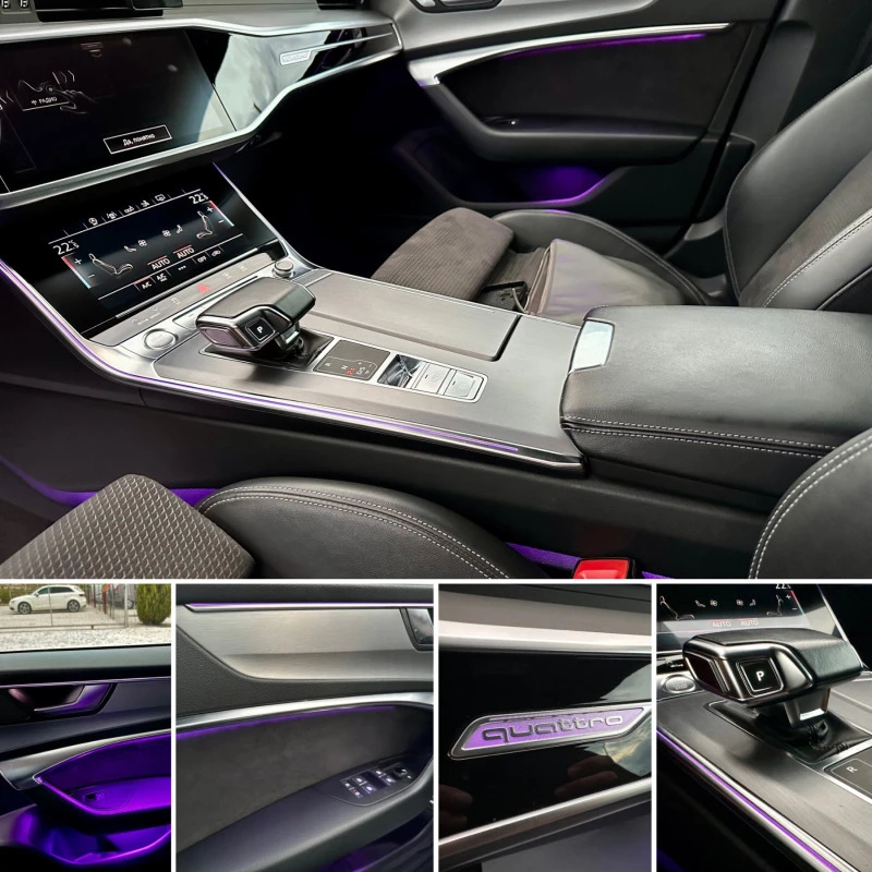 Audi A7 3хS LINE :: DISTRONIK :: AMBIENTE :: ПЪЛЕН СЕРВИЗ, снимка 12 - Автомобили и джипове - 46475454