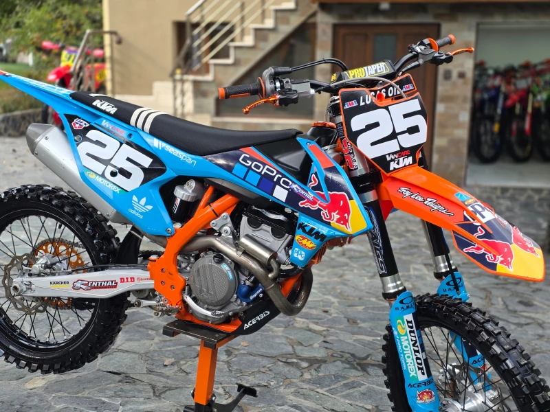 Ktm SX-F 250/СТАРТЕР/2 РЕЖИМА/ТРАКШЪН КОНТРОЛ/ ЛИЗИНГ, снимка 2 - Мотоциклети и мототехника - 52136770