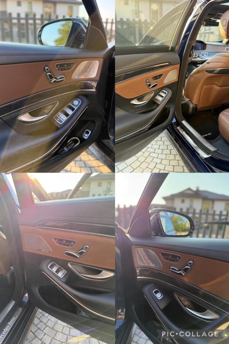 Mercedes-Benz S 560 V8 BITURBO, AMG OPTIC, DISTRONIC, МАСАЖИ, ПАНОРАМА, снимка 10 - Автомобили и джипове - 52392665