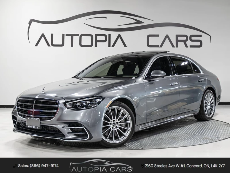 Mercedes-Benz S 580 * 4MATIC AMG PKG HEADS UP BLIND SPOTS NAVI * CARFA, снимка 3 - Автомобили и джипове - 52930305